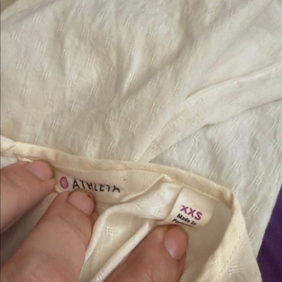 ATHLETA summer flowy beach lightweight vacation resort wear swimsuit coverup XXS - Picture 2 of 4